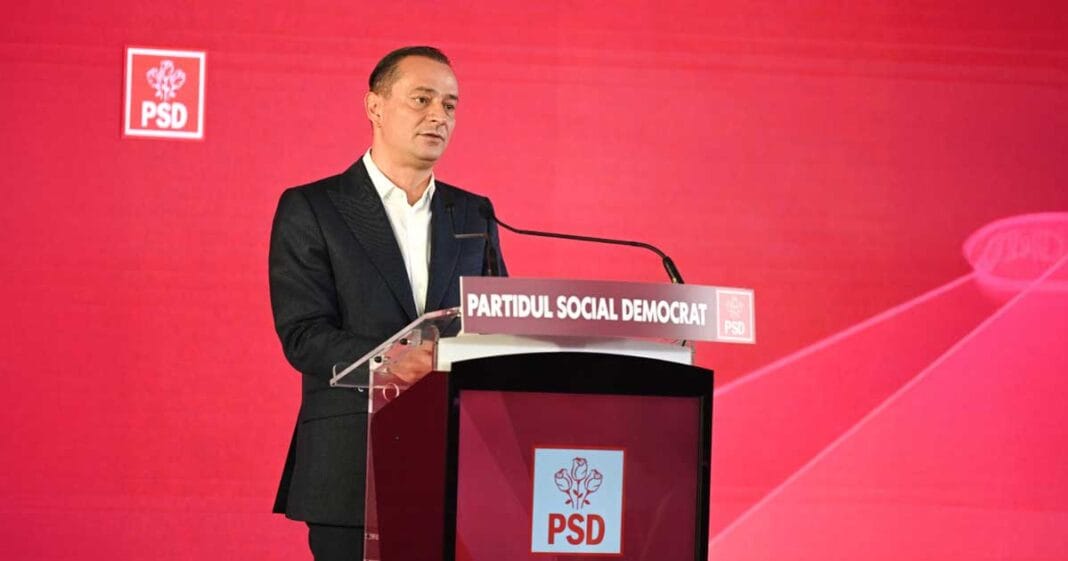 Daniel Băluță, primarul Sectorului 4, anunță candidatura la Primăria Generală a Bucureștiului în conferința de presă PSD din 28 octombrie 2025