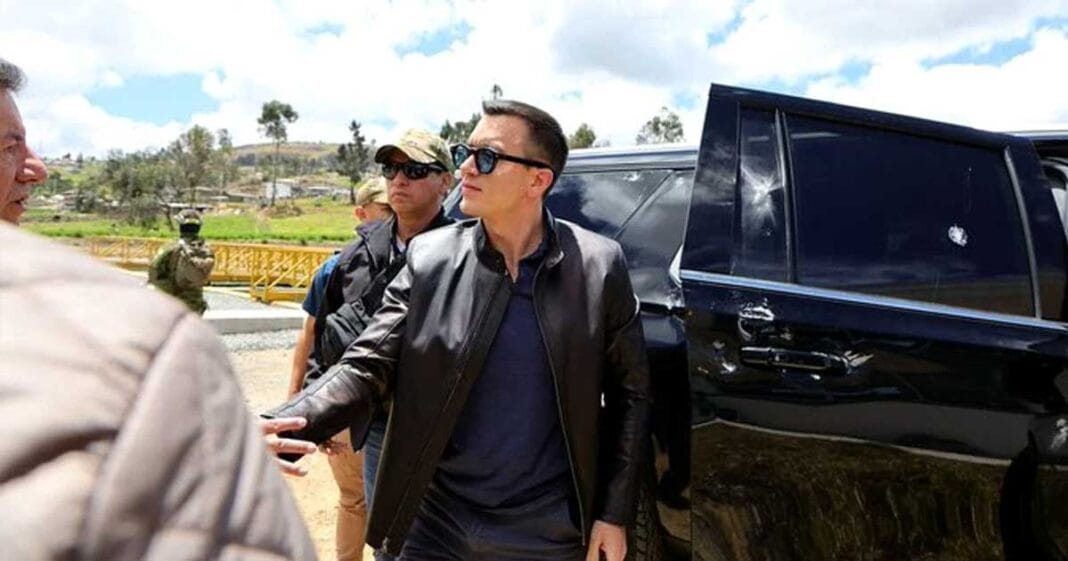 Daniel Noboa Presedinte Ecuador Atac Coloana 001