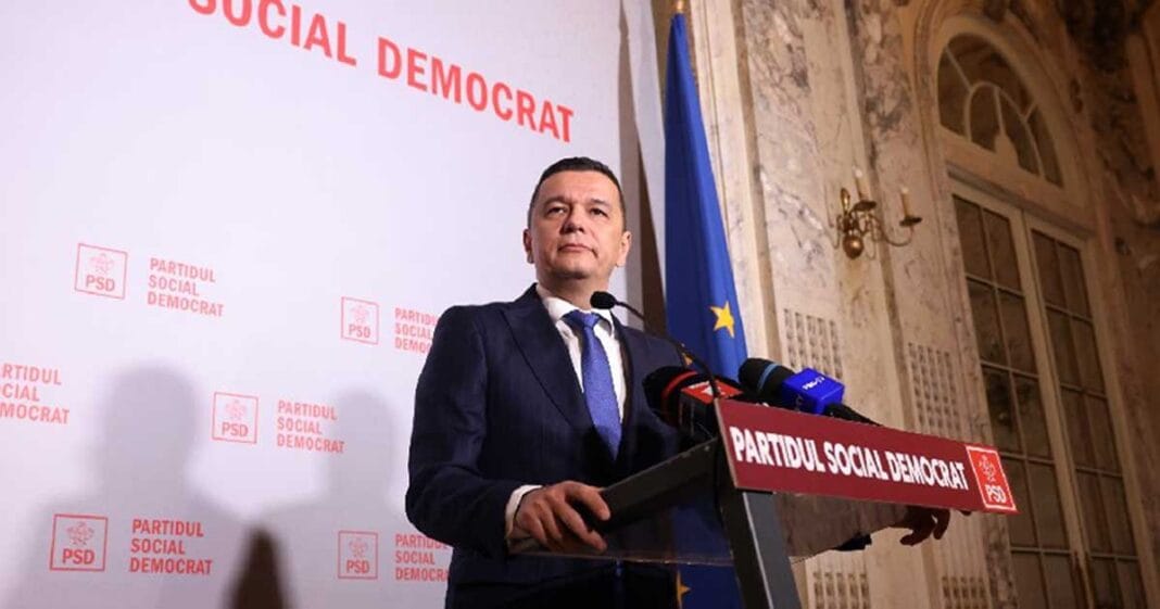 Gabriela Firea și Daniel Băluță la sediul PSD București anunțând transferul conducerii organizației pentru alegerile la Primăria Capitalei