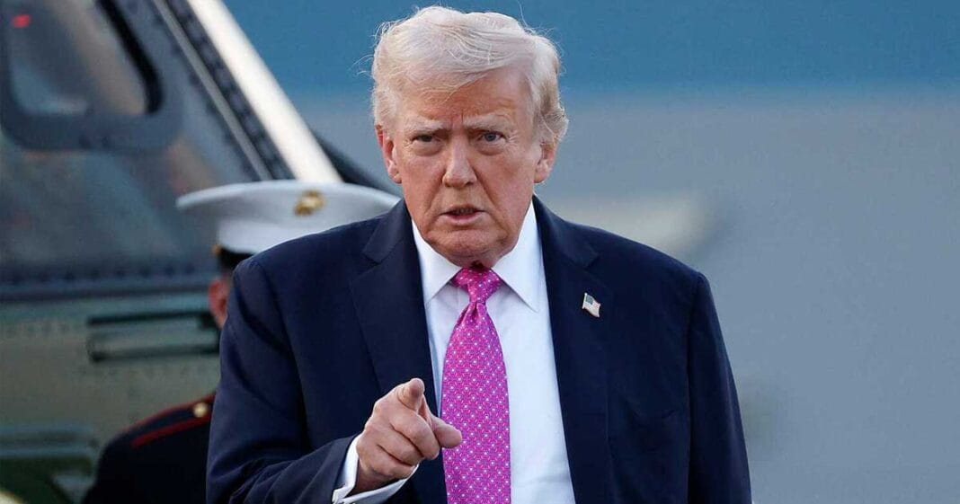Donald Trump la Casa Albă anunțând noi restricții privind vizele pentru imigranți cu afecțiuni medicale cronice, noiembrie 2025