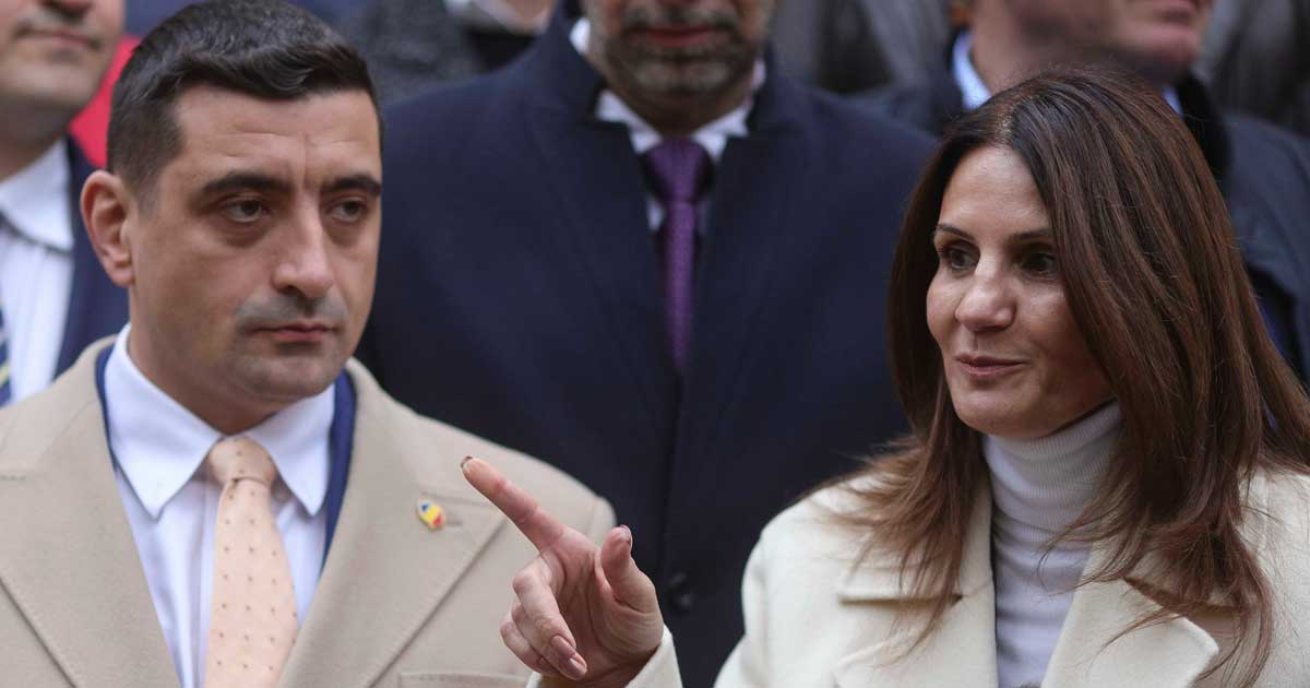 Anca Alexandrescu depune candidatura la Biroul Electoral Municipal București alături de George Simion, 14 noiembrie 2025