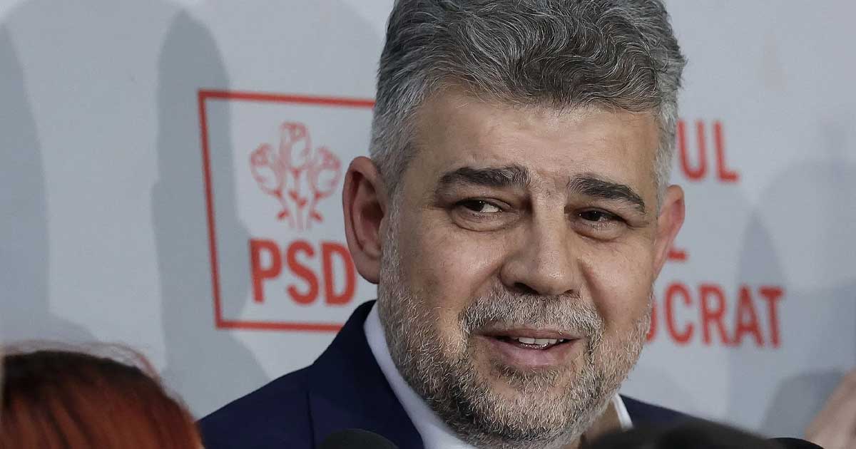 Marcel Ciolacu vorbind la conferință de presă despre criticile aduse măsurilor fiscale ale Guvernului Bolojan pentru impozitarea solariilor, noiembrie 2025