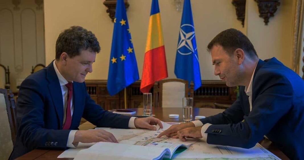 Președintele Nicușor Dan susține candidatura lui Cătălin Drulă la evenimentul de lansare pentru Primăria București, 2 noiembrie 2025
