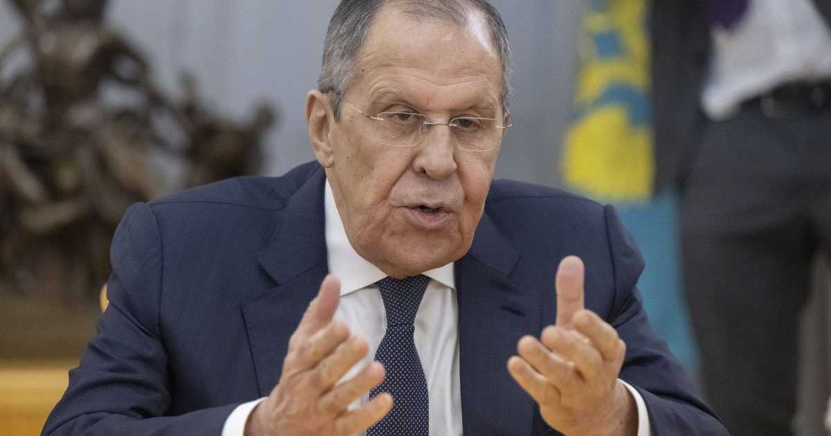 Serghei Lavrov, ministrul rus de externe, într-o conferință de presă despre planul de pace pentru Ucraina, noiembrie 2025