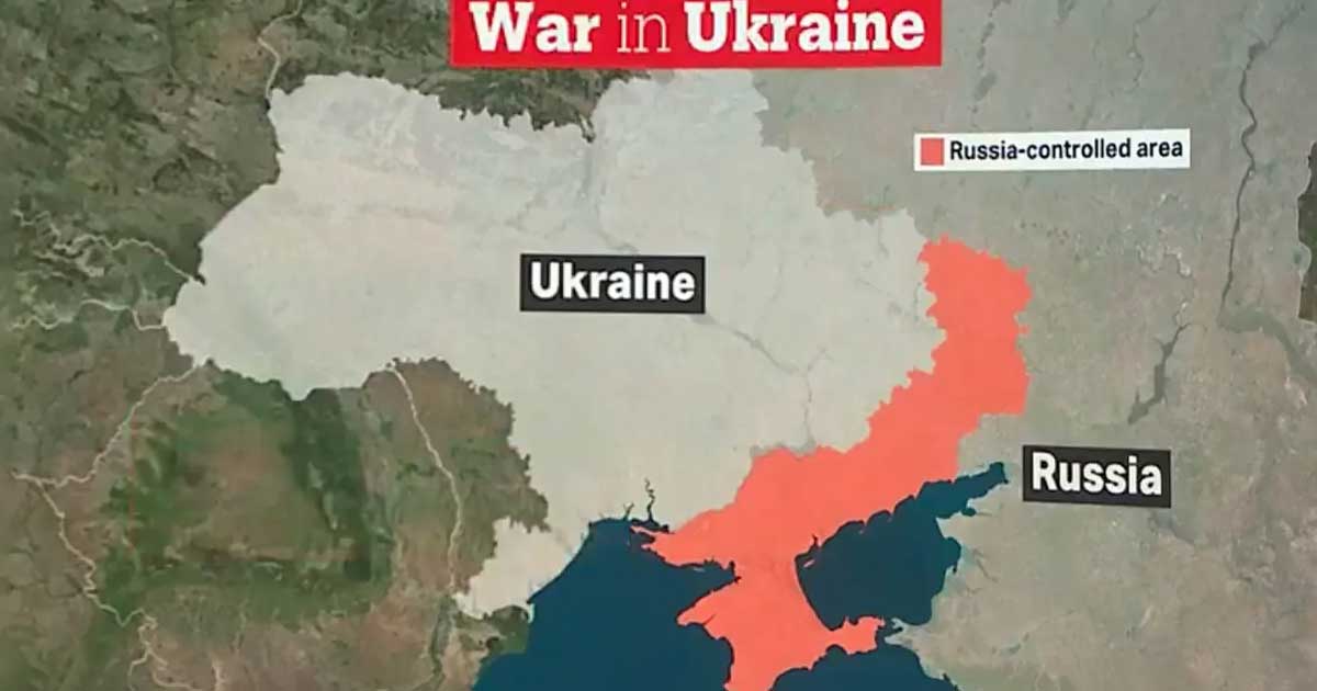 Hartă Ucraina showing teritoriile care ar fi cedate Rusiei conform planului de pace Trump, noiembrie 2025