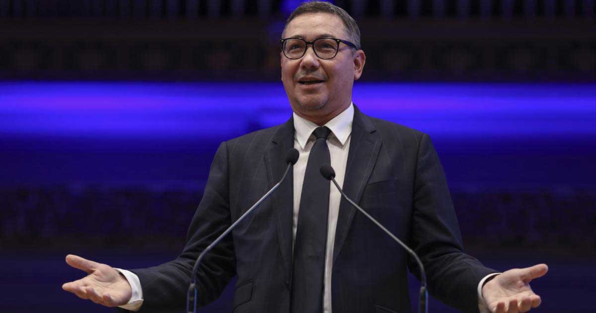 Victor Ponta face declarații despre influența USR în instituțiile statului român, noiembrie 2025