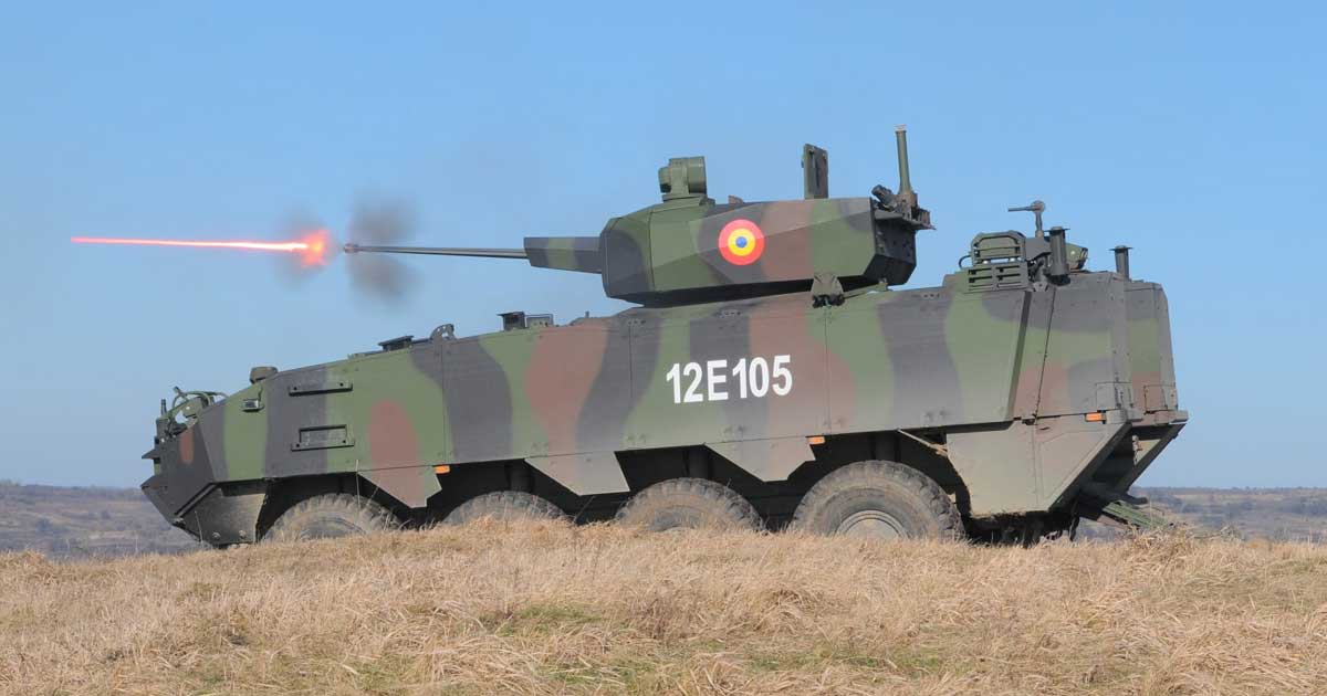 Bulgaria Nu Mai Cumpara Pirania 5 Cumpara Echipament American 001 Transportor blindat Piranha V al Armatei Române în cadrul unui exercițiu militar, vehicul fabricat la Uzina Mecanică București