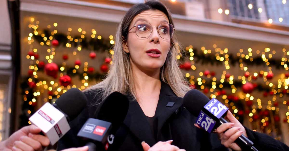 Diana Buzoianu, ministrul Mediului, la conferința de presă de la Brașov, decembrie 2025