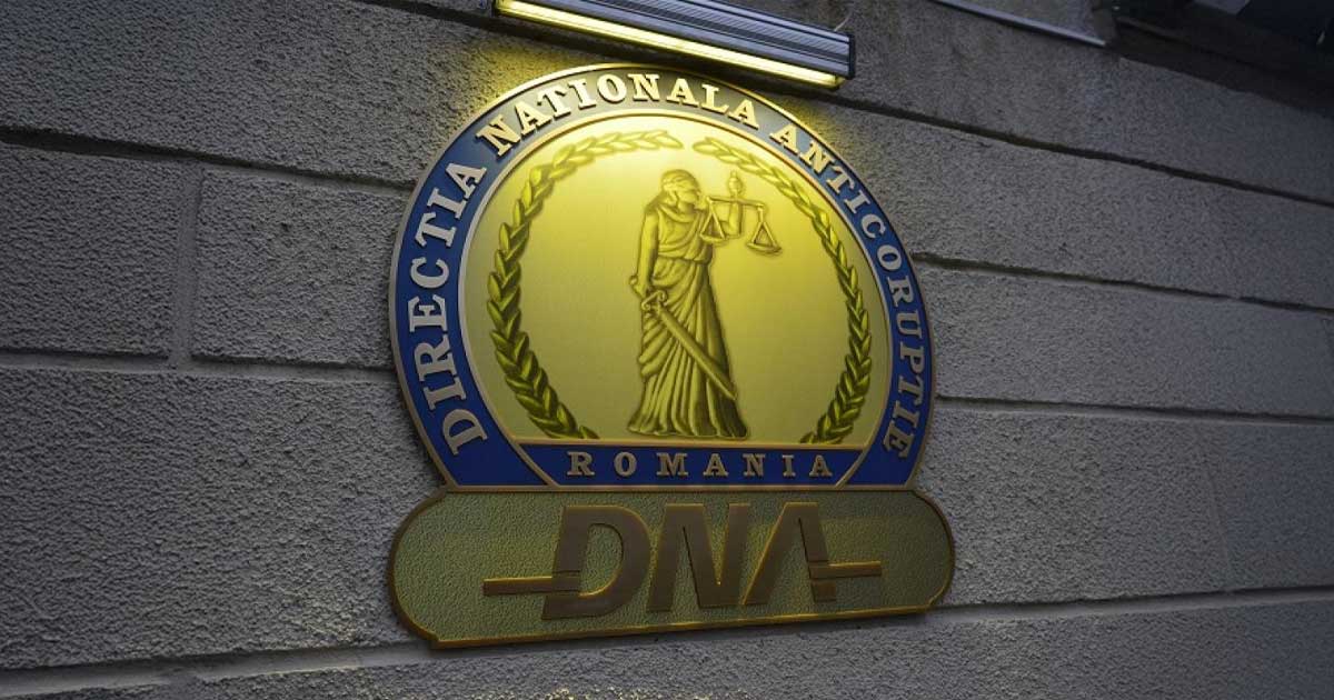 Sediul DNA București unde a fost trimis ofițerul Florin Simineanu după ce a fost prins în flagrant cu mită, noiembrie 2025