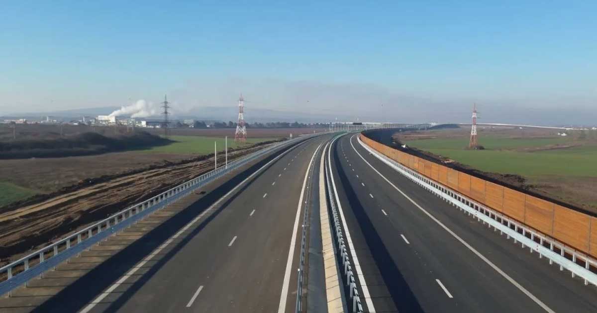 imagini spectaculoase de pe cea mai asteptata autostrada a romaniei fix inainte de craciun 316073 Imagini spectaculoase de pe noul tronson Focșani-Adjud al Autostrăzii Moldovei A7, deschis circulației pe 23 decembrie 2025, CNAIR
