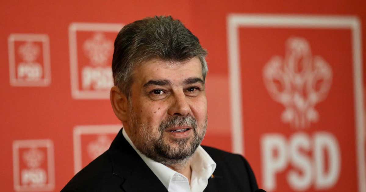Marcel Ciolacu depune jurământul ca președinte al Consiliului Județean Buzău alături de Sorin Grindeanu, decembrie 2025