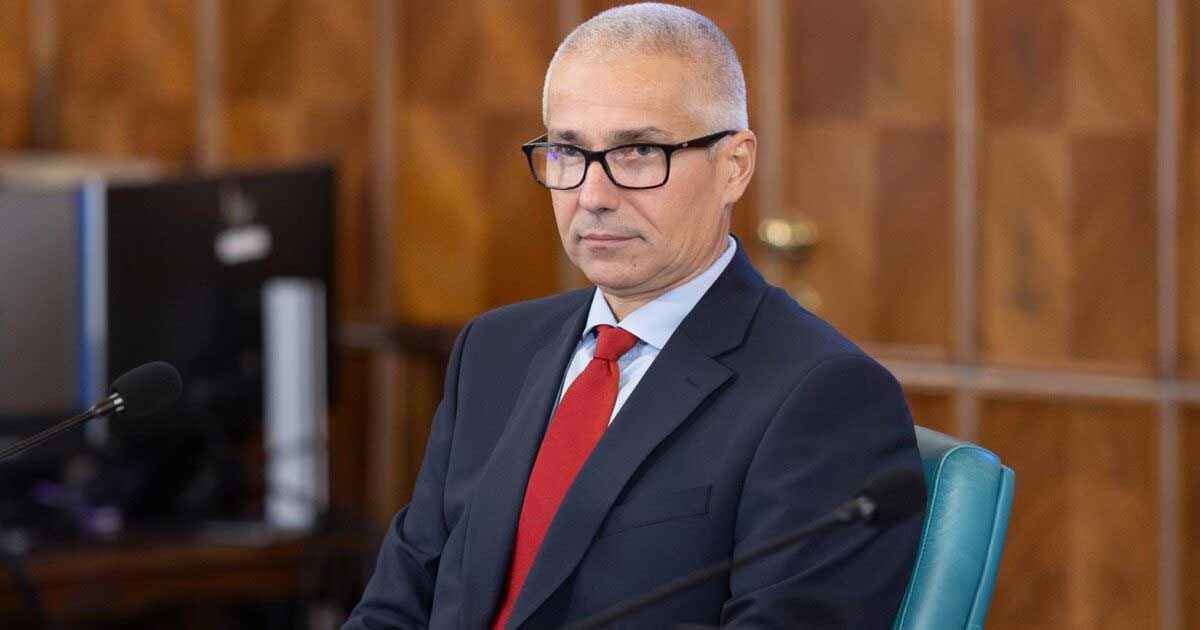 Ministrul Justiției Radu Marinescu face declarații despre scandalul din magistratură la București, decembrie 2025