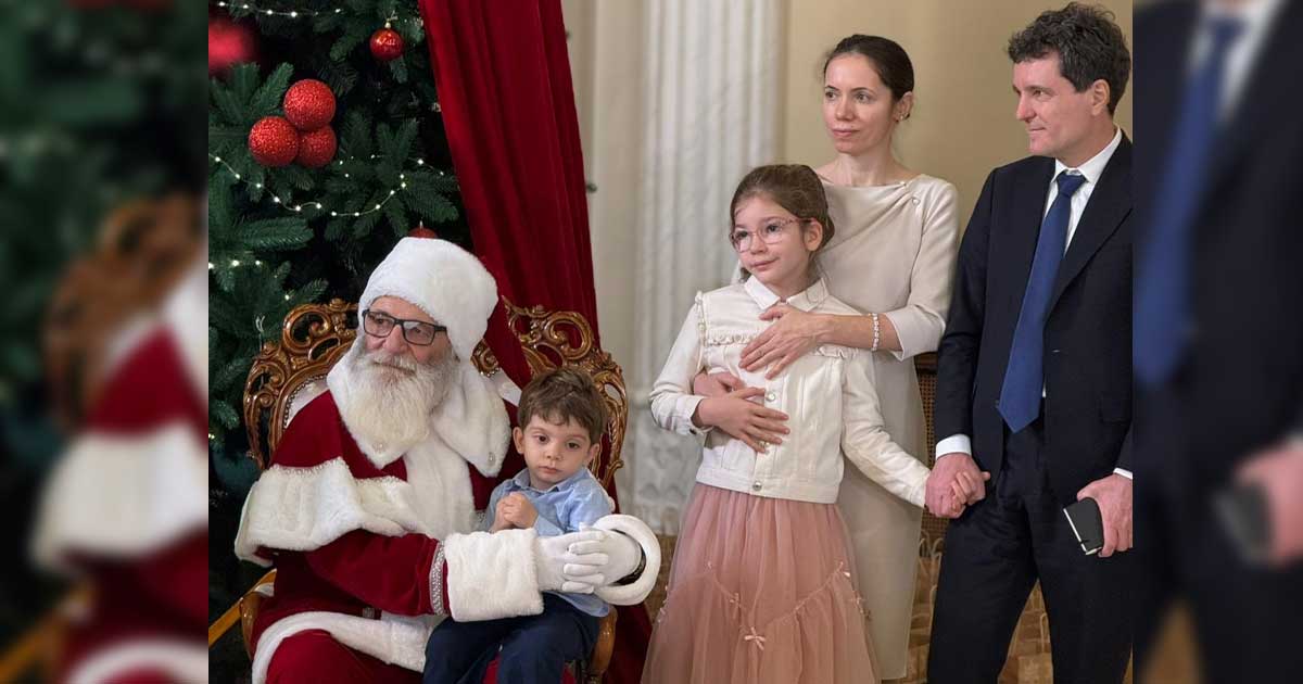 Mirabela Grădinaru și Nicușor Dan la eveniment la Palatul Cotroceni, decembrie 2025