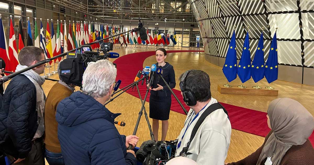 Ministrul Afacerilor Externe Oana Țoiu la Consiliul Afacerilor Externe al UE în Bruxelles, decembrie 2025
