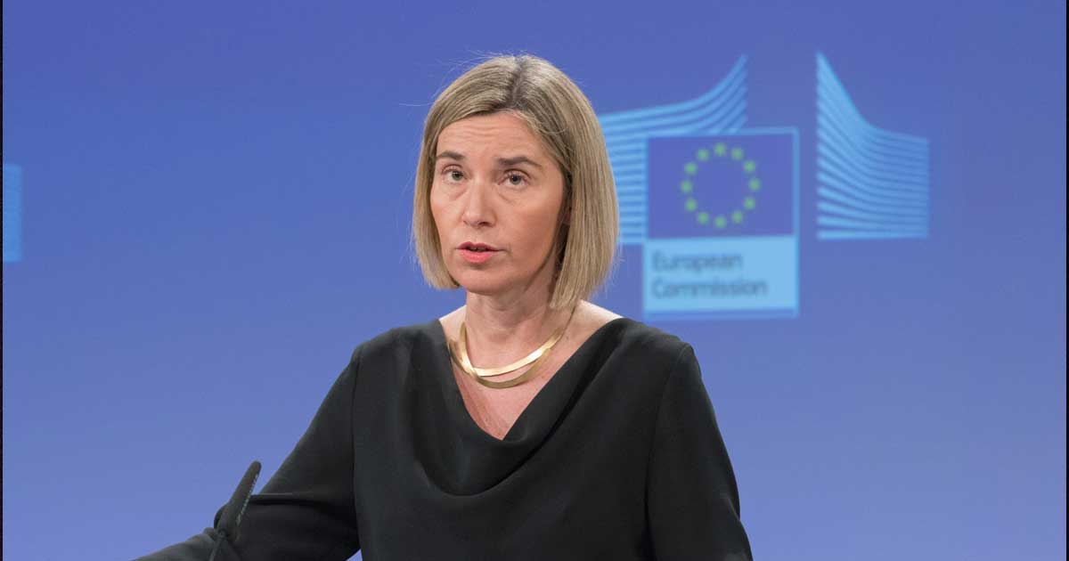 Federica Mogherini, fosta Înalt Reprezentant al UE pentru Afaceri Externe, fost rector al Colegiului Europei din Bruges, decembrie 2025