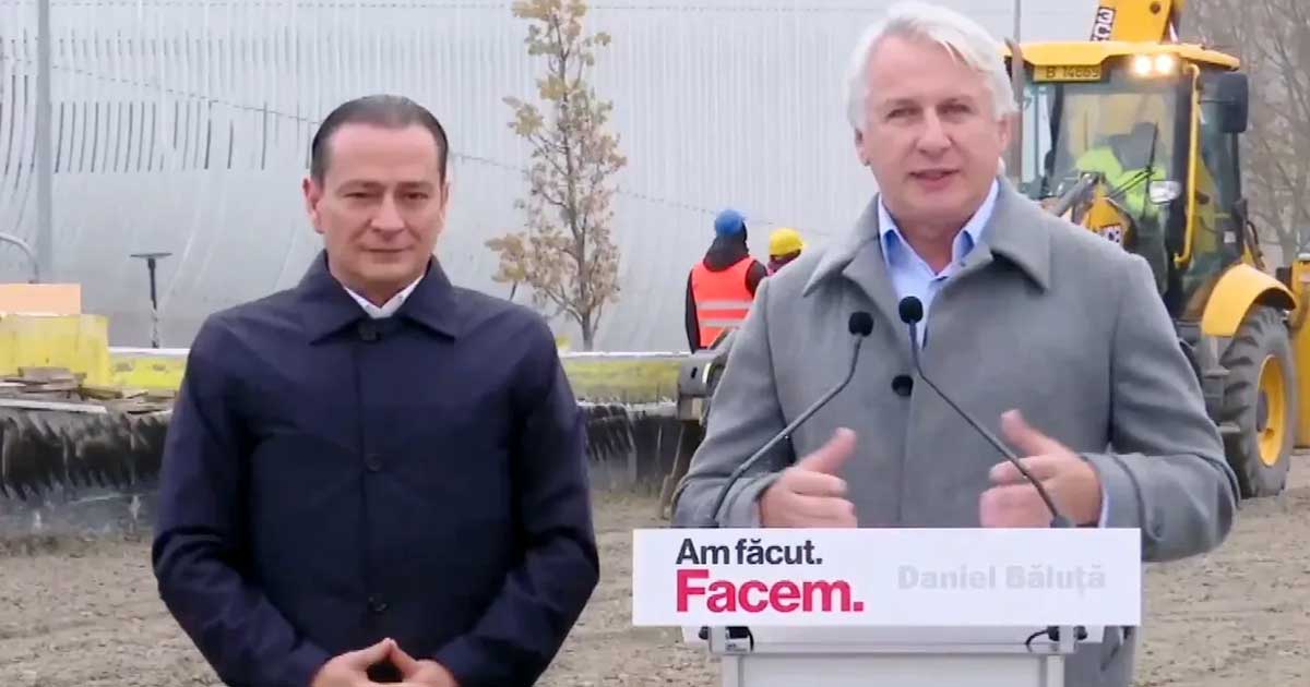 Teodorovici Retragere Cursa Primaria Capitalei Sustinere Bauta 001 Eugen Teodorovici și Daniel Băluță la conferința de presă despre retragere și susținere, București decembrie 2025