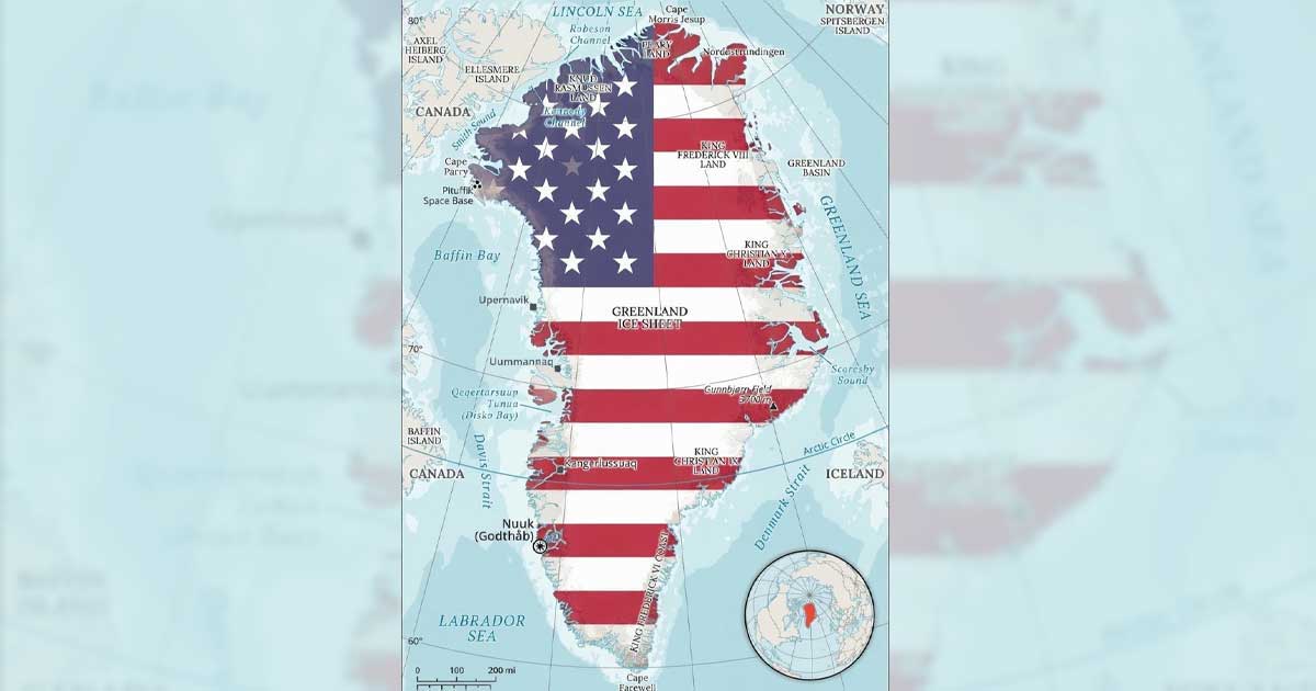 donald trump a vazut ce pozitie au danezii la casa alba iar la final a tras concluzia 721878 Harta Groenlandei în contextul tensiunilor diplomatice dintre SUA și Danemarca privind viitorul insulei arctice, ianuarie 2026
