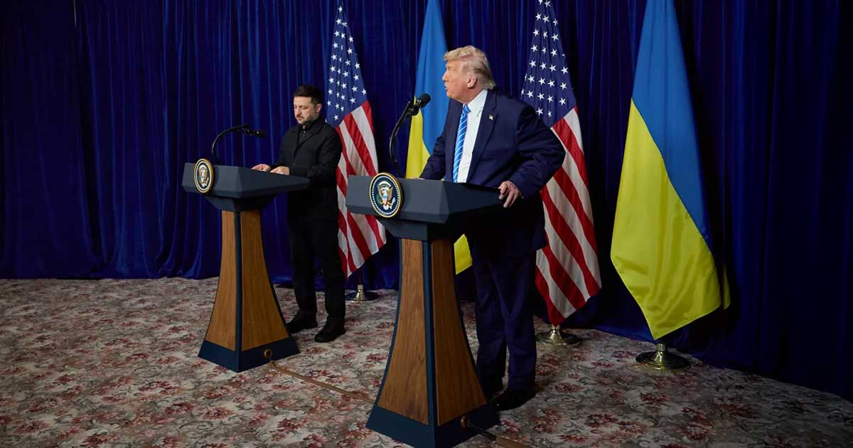 Donald Trump în Biroul Oval, acuzând Ucraina că blochează negocierile de pace cu Rusia, ianuarie 2026