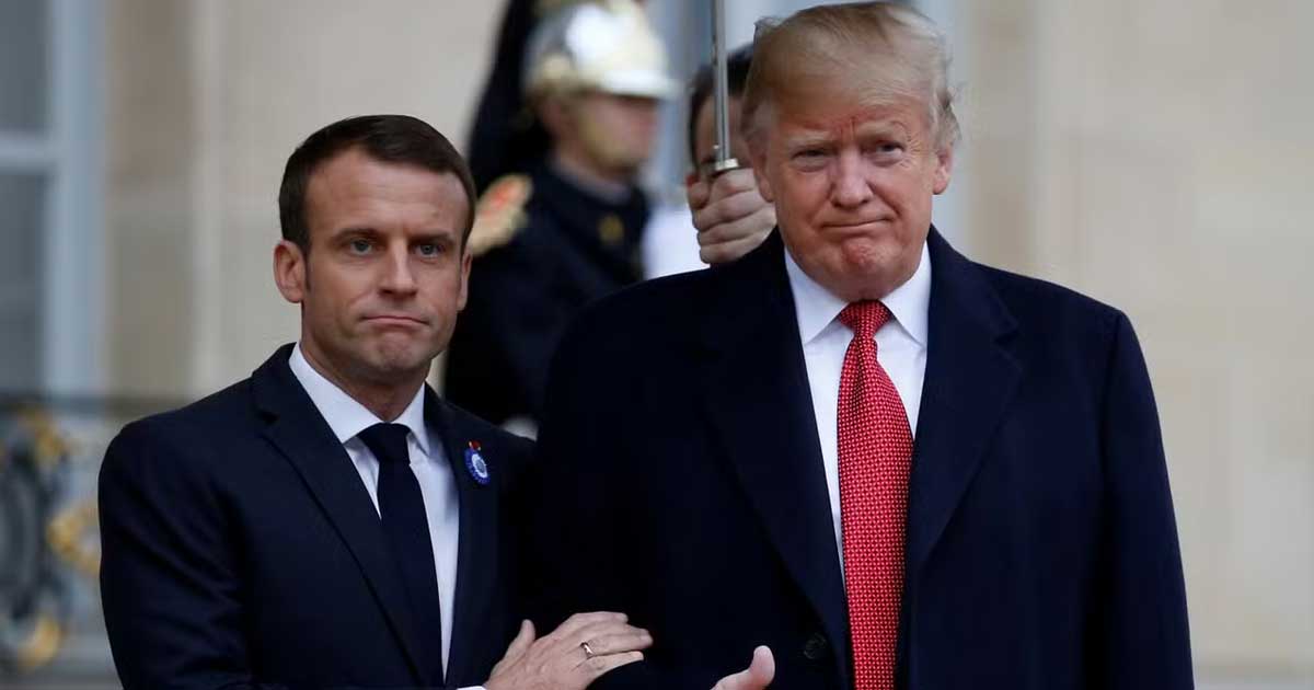 Emmanuel Macron, președintele Franței, anunță măsuri comerciale ale UE împotriva SUA, ianuarie 2026