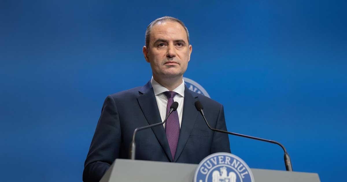 Alexandru Nazare, ministrul Finanțelor, la conferința de presă despre bugetul 2026 și investițiile din fonduri europene, București, ianuarie 2026