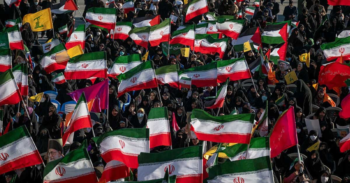 Manifestanți în stradă în timpul protestelor violente din Iran, ianuarie 2026, cu bilanț de peste 500 de morți
