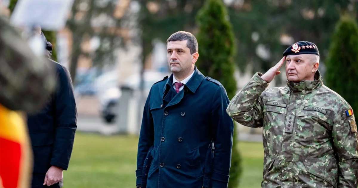 Ministrul Apărării Radu Miruță prezentând reforma pensiilor militare cu analizarea a două vârste de pensionare, ianuarie 2026