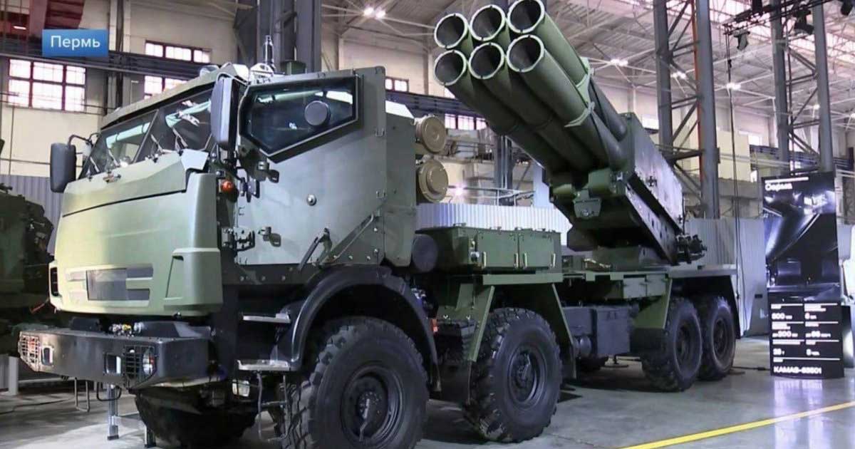 Sistemul de rachete rusesc Sarma pe șasiu militar KamAZ în timpul testării operaționale, ianuarie 2026