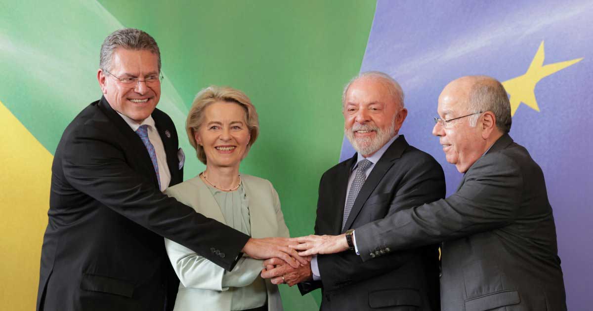 Ursula von der Leyen semnează acordul UE-Mercosur la Asunción, Paraguay, ianuarie 2026