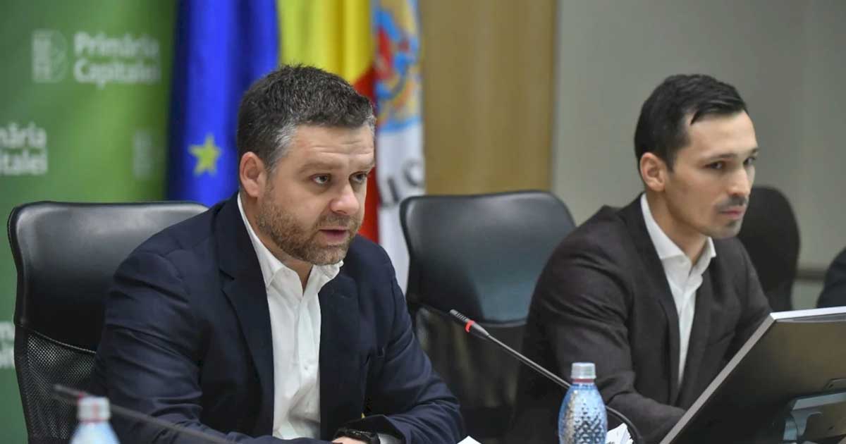 Ciprian Ciucu în timpul ședinței tensionate a Consiliului General al Municipiului București, ianuarie 2026