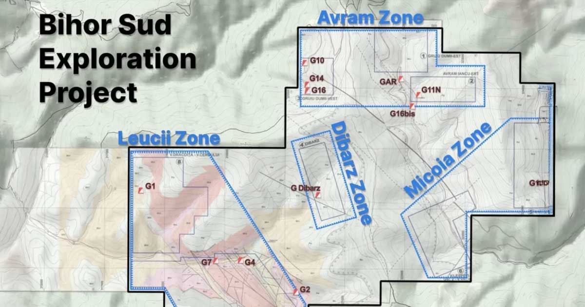 aur uraniu si metale critice in apuseni descoperire cu potential strategic major in bihor 420541 Munții Apuseni zona Bihor Sud unde compania canadiană Leading Edge Materials a descoperit resurse semnificative de uraniu aur și metale critice, februarie 2026