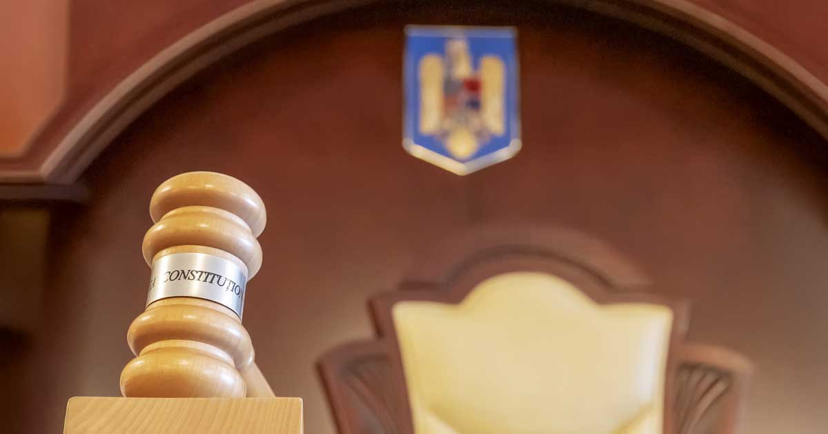 Ședință la Curtea Constituțională a României, judecători deliberând asupra motivării legii pensiilor magistraților, București, februarie 2026