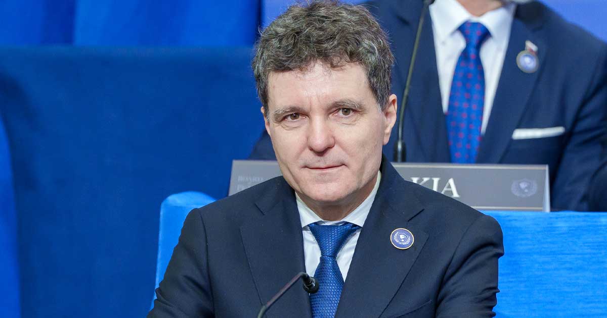 Nicușor Dan, președintele României, la reuniunea inaugurală a Consiliului Păcii de la Washington, 19 februarie 2026