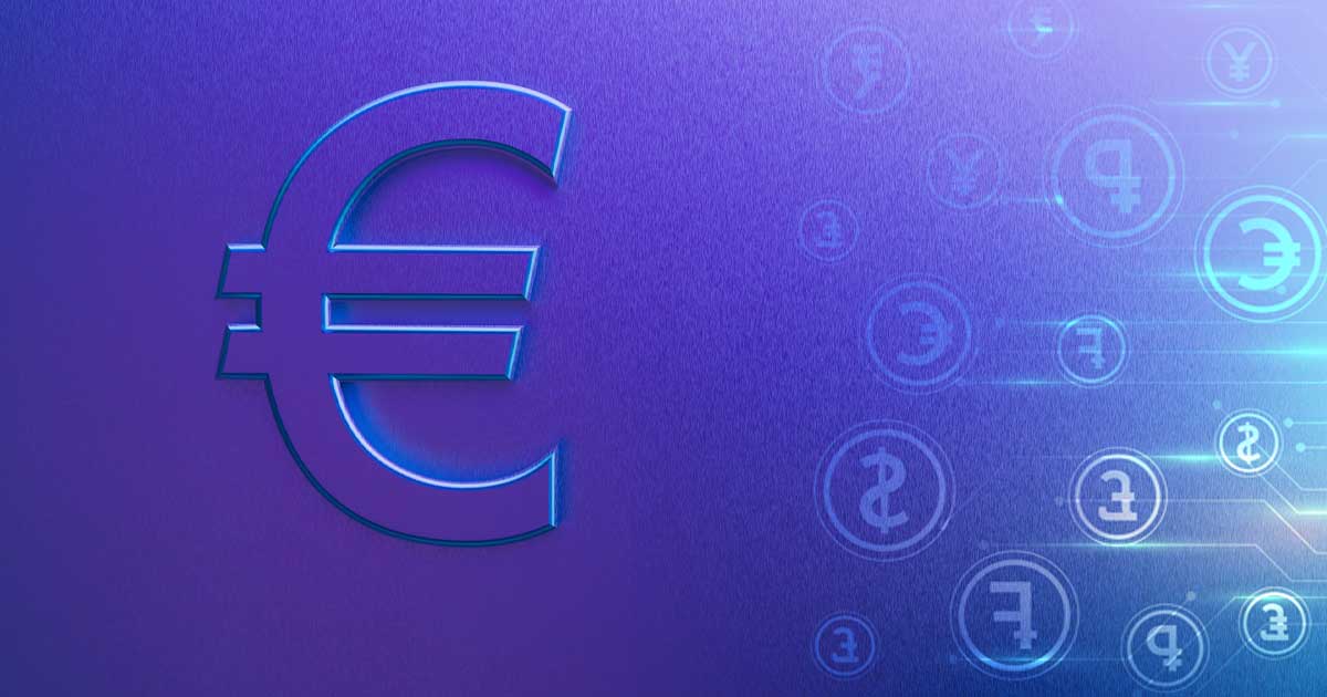 euro și smartphone cu aplicație de plăți digitale, simbolizând tranziția spre euro digital în Uniunea Europeană, 2026