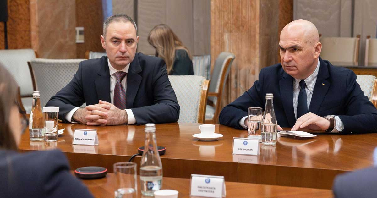 Premierul Ilie Bolojan și ministrul Alexandru Nazare vizați de o plângere penală pentru politici fiscale depusă la Parchetul General, București, februarie 2026