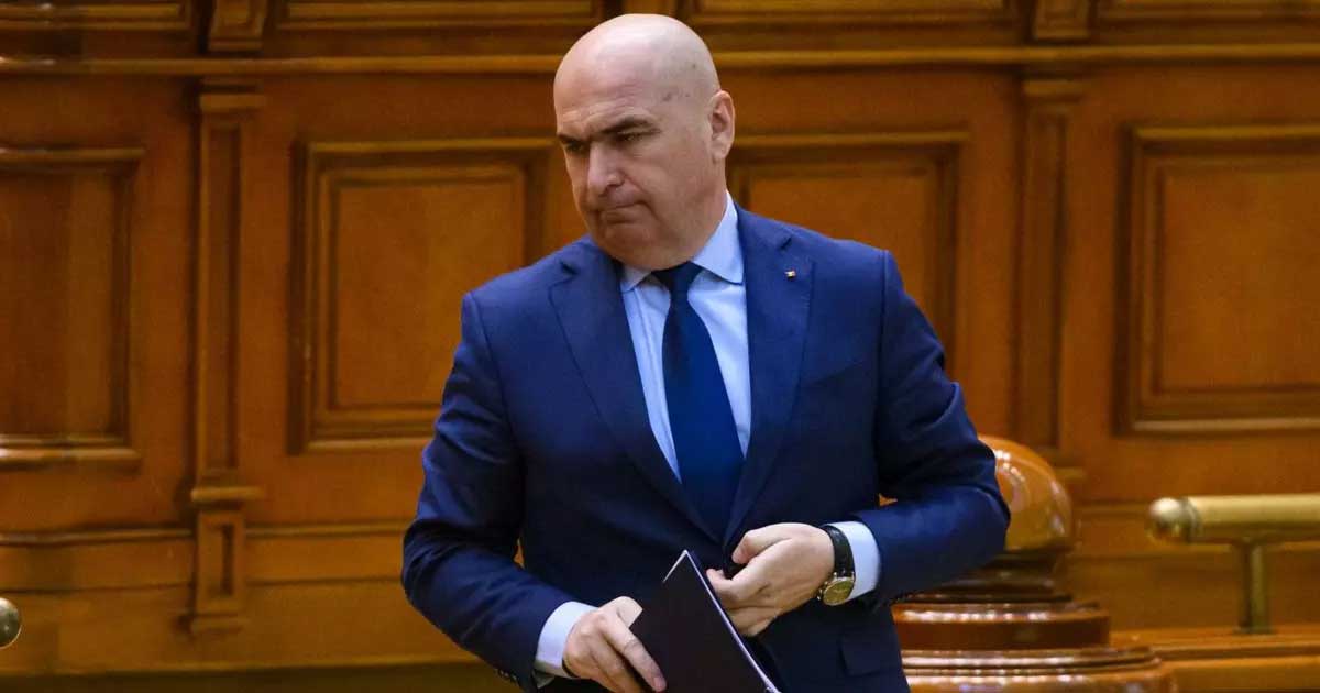 Ilie Bolojan în timpul ședinței Biroului Politic Național PNL de la Vila Lac, București, februarie 2026