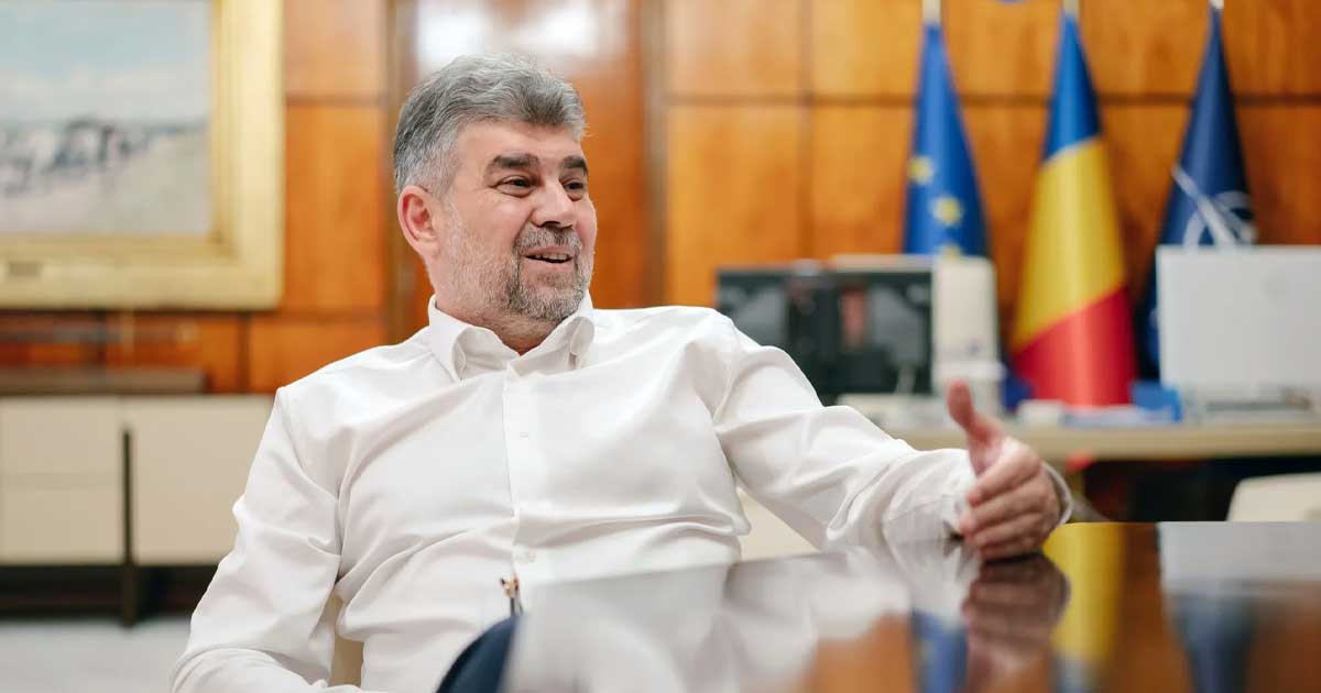 Marcel Ciolacu, liderul PSD, susține declarații critice la adresa premierului Ilie Bolojan și a politicii economice a guvernului, Buzău, februarie 2026