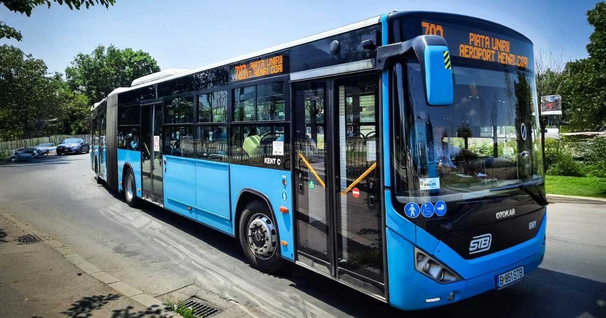 Autobuz STB București în trafic, compania de transport anunță măsuri de redresare financiară cu datorii de 1,6 miliarde lei, februarie 2026