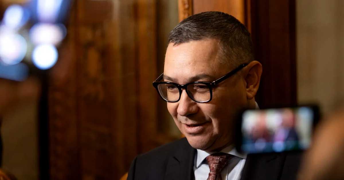Victor Ponta în timpul unei declarații publice, critică politica Guvernului Bolojan privind prioritizarea cheltuielilor militare