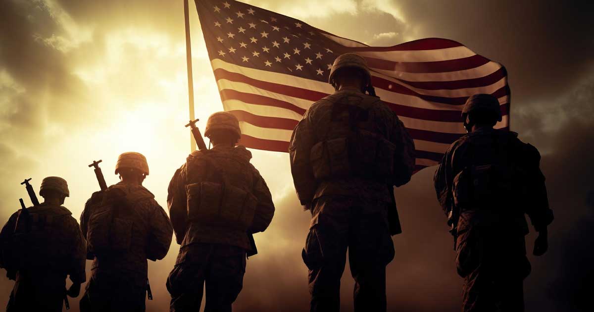 Soldați americani în uniformă militară, ceremonie de înrolare în armata SUA, 2026