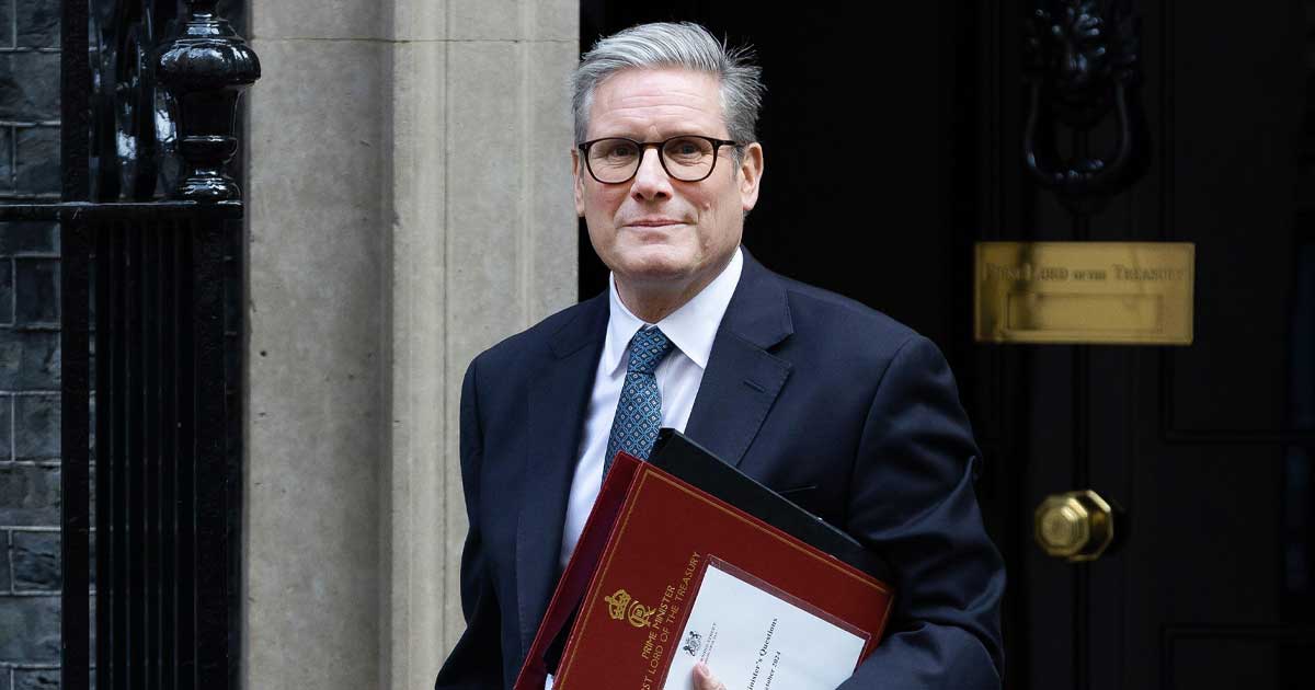 Premierul britanic Keir Starmer la sesiunea de întrebări din Parlamentul Marii Britanii, răspunzând despre decizia privind bazele militare în conflictul Iran, martie 2026