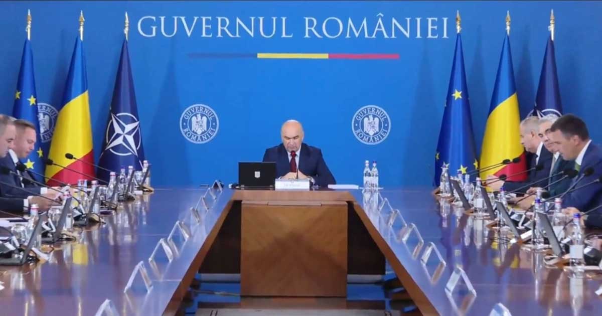 Ședință de guvern la Palatul Victoria, adoptare OUG criză carburanți plafonare prețuri benzină motorină, București, 26 martie 2026