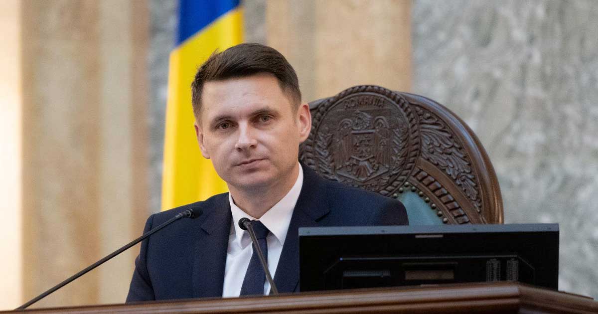 Mircea Abrudean, președintele Senatului României, în declarații despre susținerea pentru premierul Ilie Bolojan, București, martie 2026