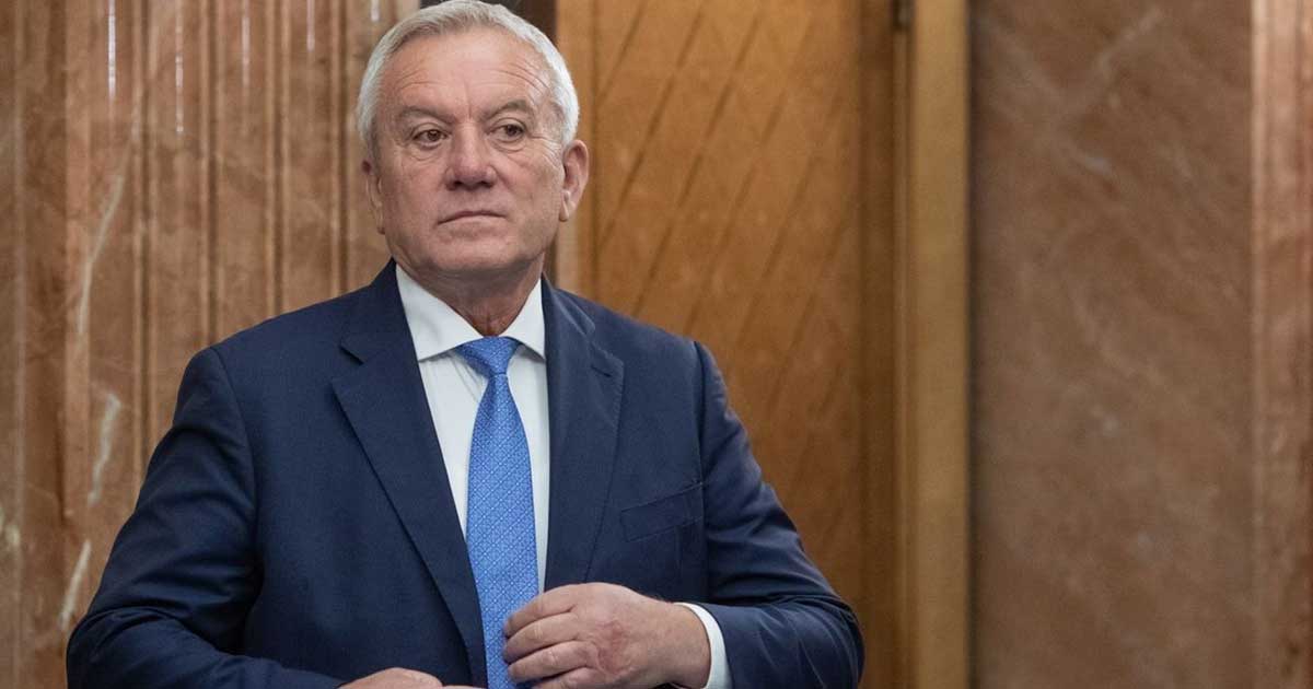Constantin Toma, primarul PSD al municipiului Buzău, în timpul unei declarații publice, beneficiar de pensie specială de fost senator, martie 2026