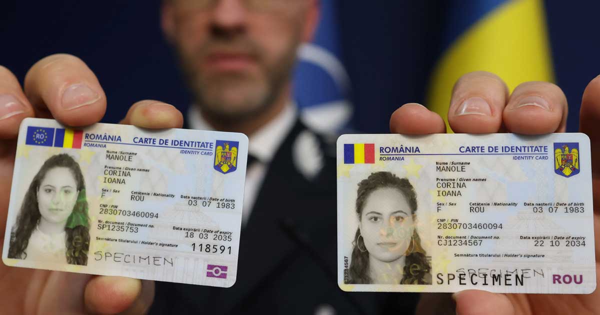 problema adresei de domiciliu de pe noua carte de identitate rezolvata 162487 Cetățean la ghișeul de evidența persoanelor prezentând noua carte electronică de identitate, România, martie 2026