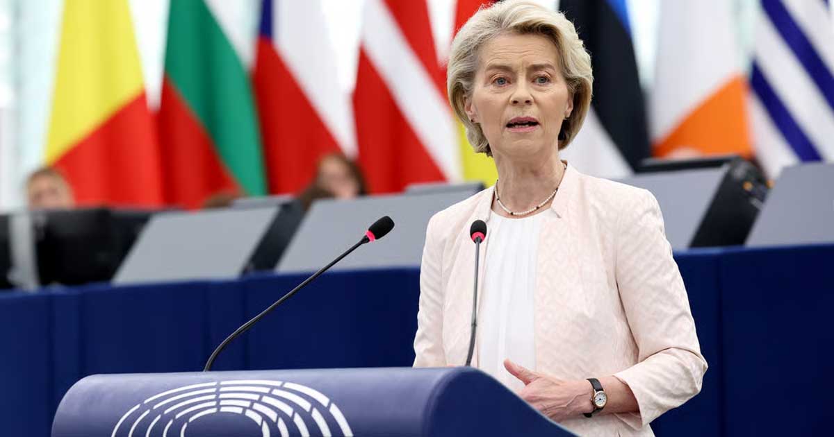probleme tot mai mari pentru ursula von der leyen in marile cancelarii europene se aud murmure tot mai puternice de nemultumire 235724 Ursula von der Leyen la sediul Comisiei Europene, Bruxelles, declarații despre criza din Orientul Mijlociu, martie 2026