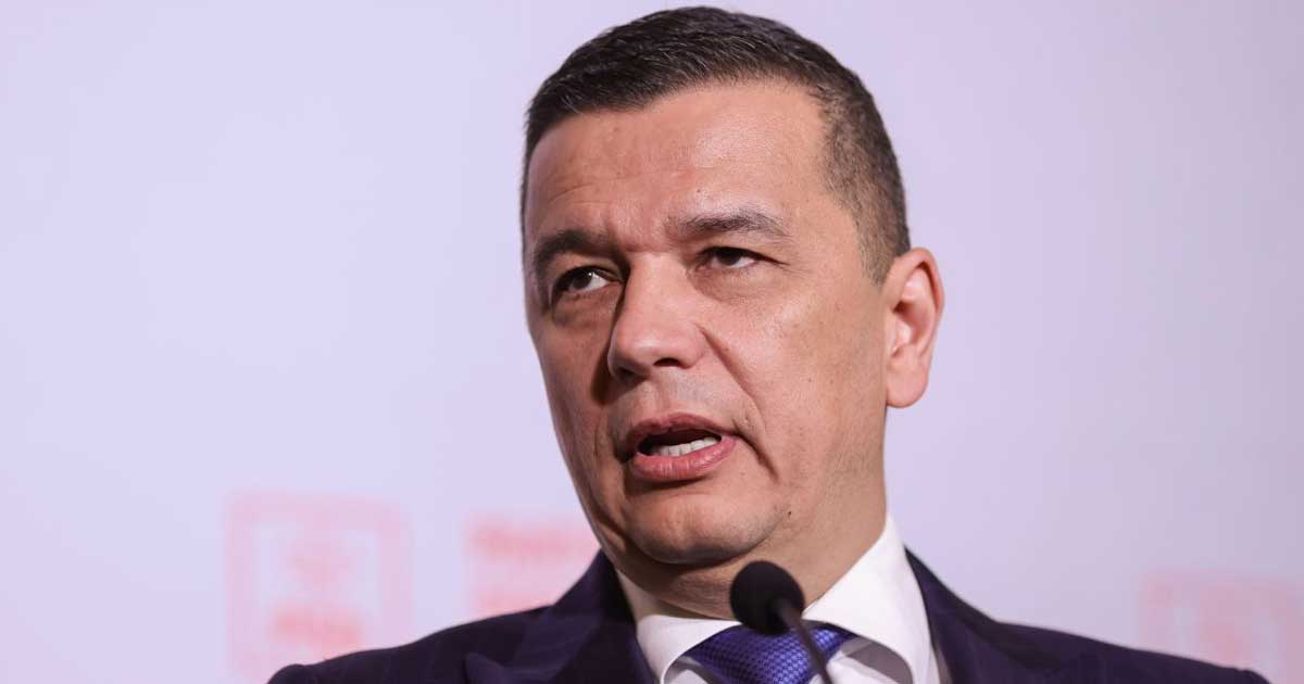 Sorin Grindeanu, lider PSD, declarații despre ordonanța de reducere a posturilor din administrație, București, martie 2026