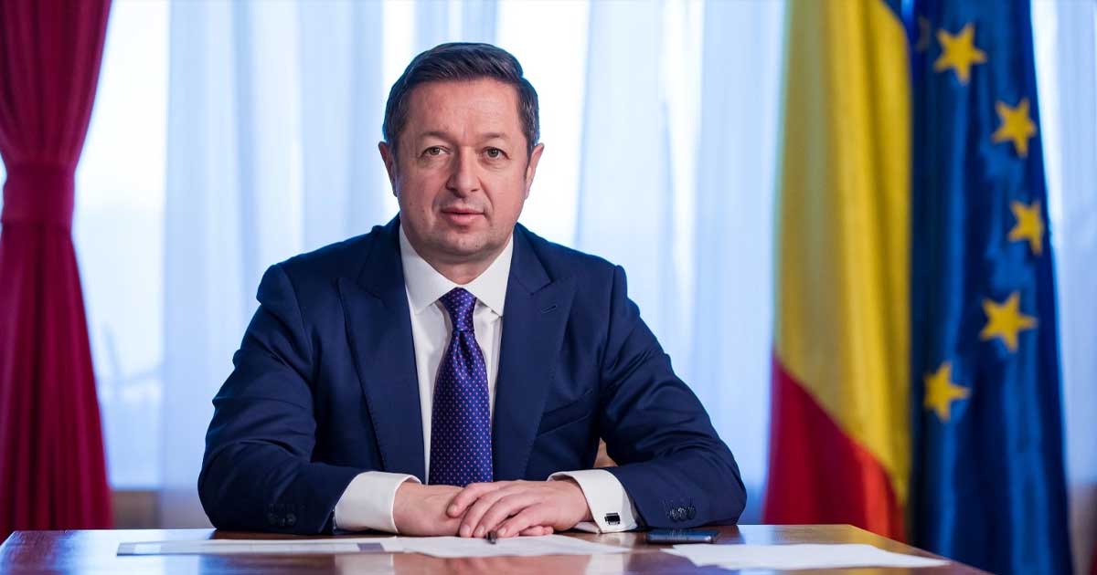 Marius Dunca, președintele PSD Brașov, senator, într-o declarație de presă despre bugetul pe 2026 și criticile la adresa premierului Ilie Bolojan, martie 2026