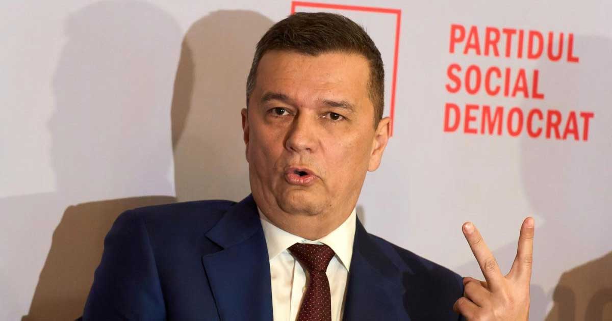 Sorin Grindeanu, lider PSD, declarații la Bruxelles despre alianța cu AUR, martie 2026