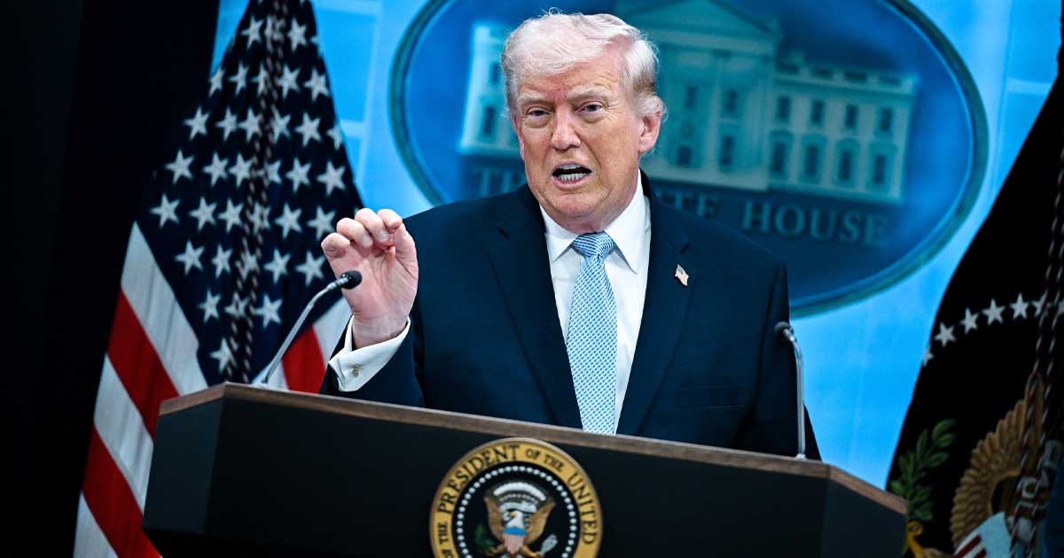 indiferent ce se va intampla noi ca tigam trump 096042 Președintele Donald Trump în fața Casei Albe, declarații despre negocierile cu Iranul de la Islamabad, aprilie 2026