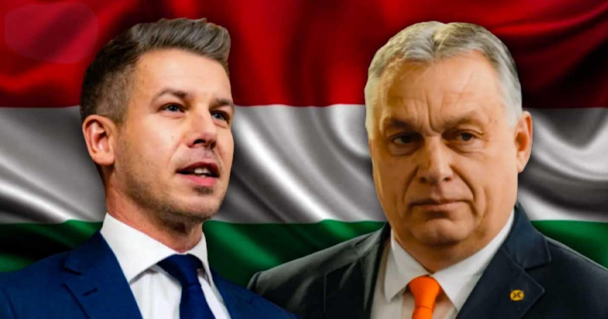 intrebarea momentului in ungaria va ajunge viktor orb n la inchisoare 785137 Péter Magyar, liderul Partidului Tisza, la conferința de presă internațională după victoria din alegerile parlamentare din Ungaria, aprilie 2026
